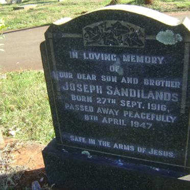 SANDILANDS Joseph 1916-1947