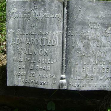 SALMON Edward -1946 &amp; Ivy Violet -1969