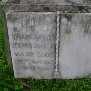 SANDT Stephen Charles, van der -1966