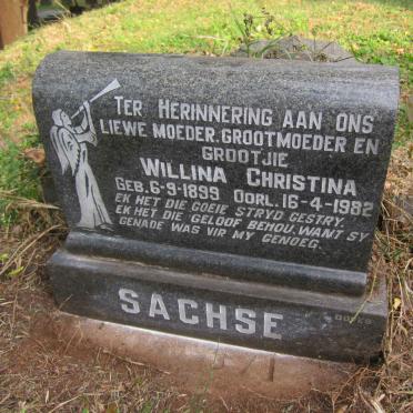 SACHSE Willina Christina 1899-1982
