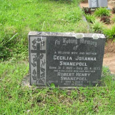 SWANEPOEL Robert Henry 1946-1983 :: SWANEPOEL Cecilia Johanna 1920-1973