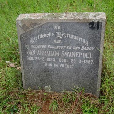 SWANEPOEL Jan Abraham 1893-1957