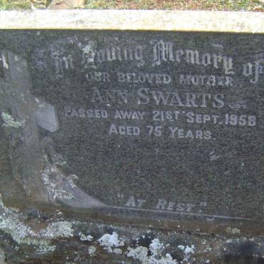 SWARTS Ann -1958