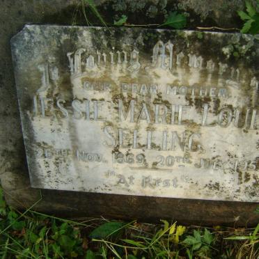 SELLING Jessie Marie Louise 1869-1952