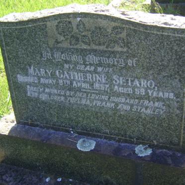 SETARO Mary Catherine -1957