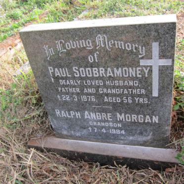 SOOBRAMONEY Paul -1976 :: MORGAN Ralph Andre -1984