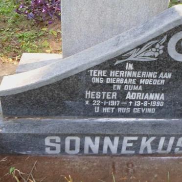SONNEKUS Hester Adrianna 1917-1990
