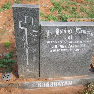 SOOBRAYAN Johnny Patchica 1921-1991