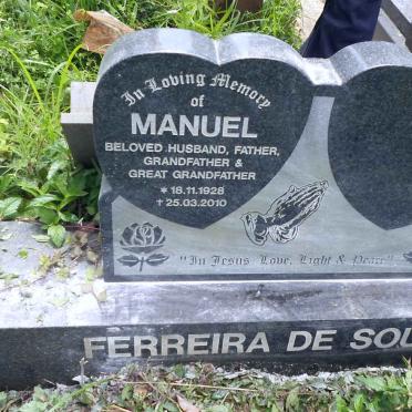 SOUZA Manuel, Ferreira de 1928-2010
