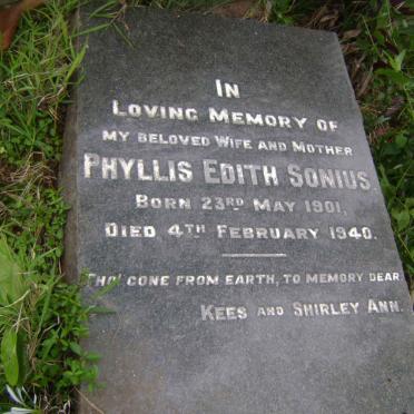 SONIUS Phyllis Edith 1901-1940