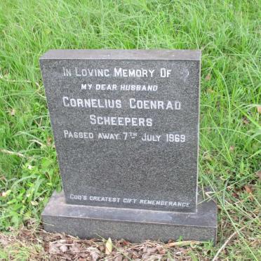 SCHEEPERS Cornelius Coenrad -1969