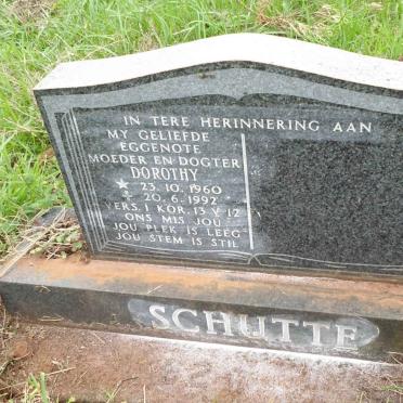 SCHUTTE Dorothy 1960-1992