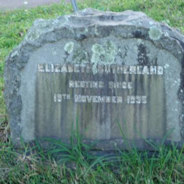 SUTHERLAND Elizabeth -1935