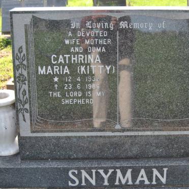 SNYMAN Cathrina Maria 1932-1966
