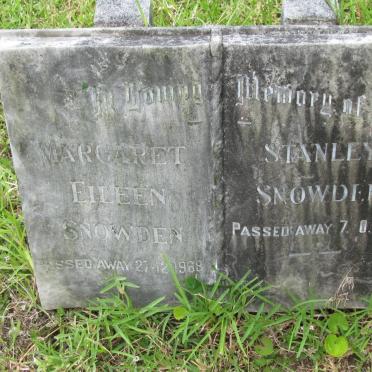 SNOWDEN Stanley -1965 &amp; Margaret Eileen -1969