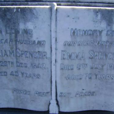 SPENCER William -1942 &amp; Emma -1965