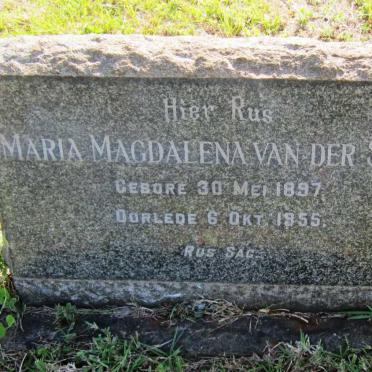 SPUY Maria Magdalena, van der 1897-1955