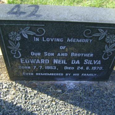 SILVA Edward Neil, da 1953-1970