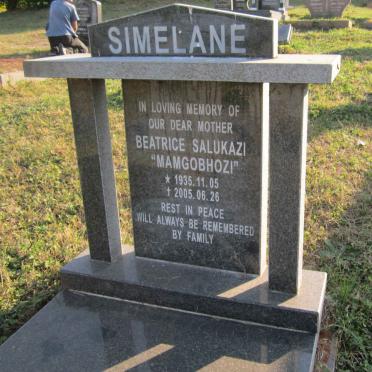 SIMELANE Beatrice Salukazi 1935-2005