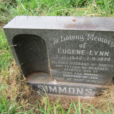 SIMMONS Eugene Lynn 1942-1979