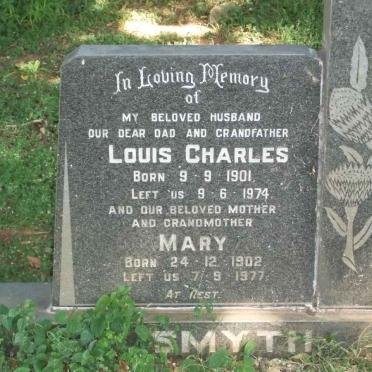 SMYTH Louis Charles 1901-1974 &amp; Mary 1902-1977