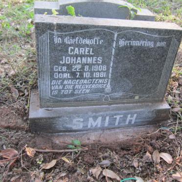 SMITH Carel Johannes 1908-1981