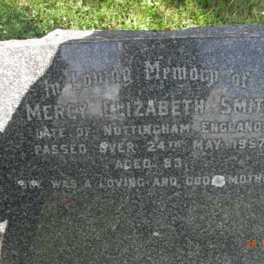 SMITH Mercy Elizabeth -1957