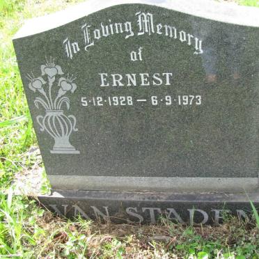 STADEN Ernest, van 1928-1973