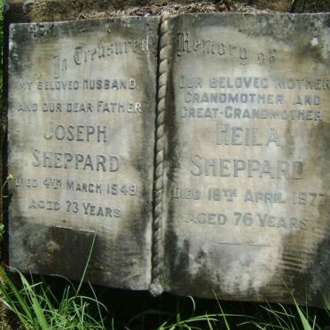 SHEPPARD Joseph -1949 &amp; Heila -1977