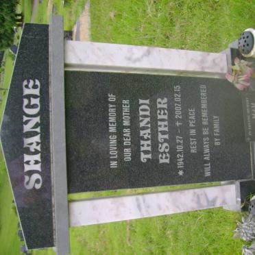 SHANGE Thandi Esther 1942-2007