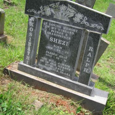 SHEZI Nkosinathi Ralph 1958-2012
