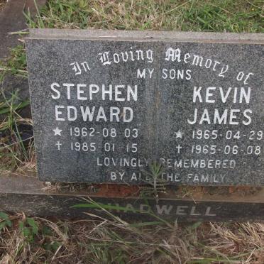 SHADWELL Stephen Edward 1962-1985 :: SHADWELL Kevin James 1965-1965