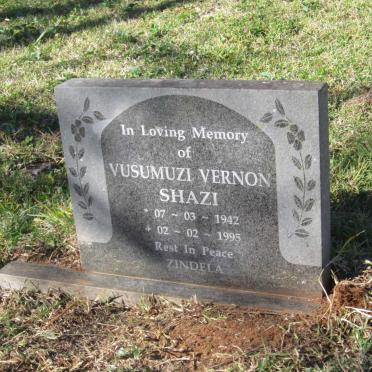 SHAZI Vusumuzi Vernon 1942-1995