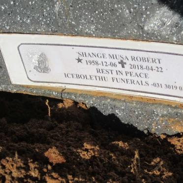 SHANGE Musa Robert 1958-2018