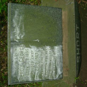 SHORT Percy George 1895-1967  