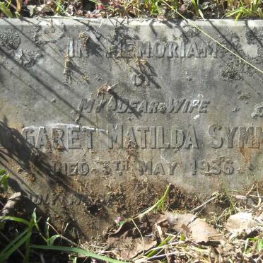 SYMMONS Margaret Matilda -1936