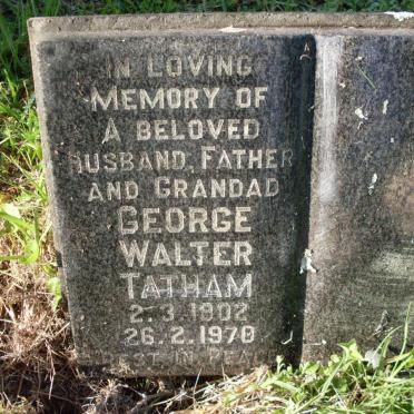 TATHAM George Walter 1902-1970