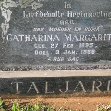 TALJARD Catharina Margaritha 1895-1965