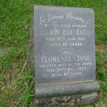 TARR Edwin Eli -1947 &amp; Florence Jane -1952