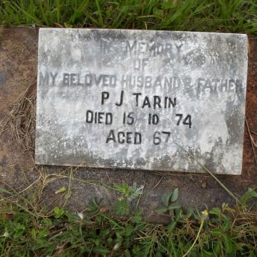 TARIN P.J. -1974