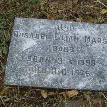 MARSH Rosabel Lilian 1898-1976