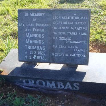 TROMBAS Marious Marinos 1920-1972