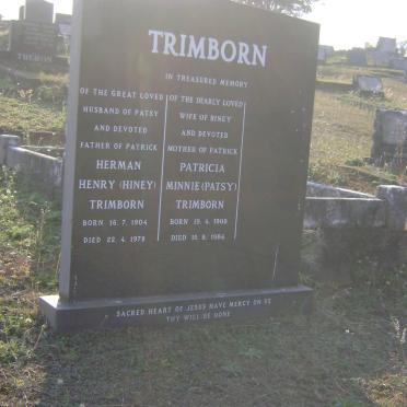 TRIMBORN Herman Henry 1904-1978 &amp; Patricia Minnie 1908-1984