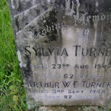 TURNER Arthur W.E. -1968 &amp; Sylvia -1947