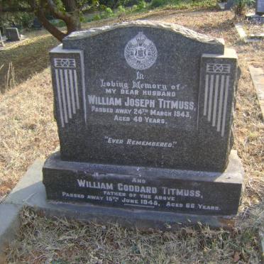 TITMUSS William Goddard -1945 :: TITMUSS William Joseph -1943