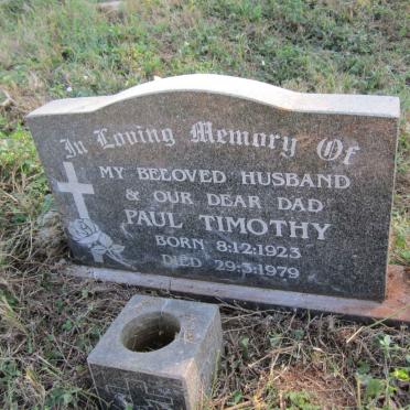 TIMOTHY Paul 1923-1979