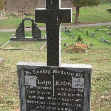 TIMOTHY Gops 1947-1972 :: SPOGTER Keith 1952-1985