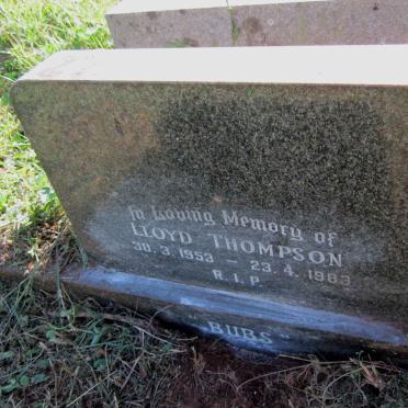 THOMPSON Lloyd 1953-1983