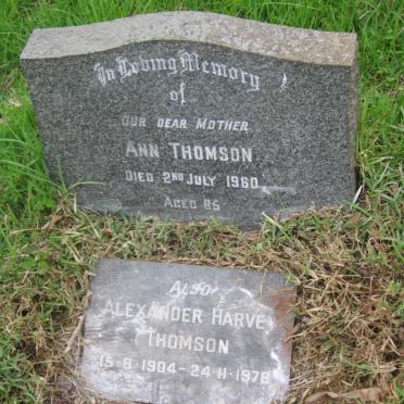 THOMSON Ann -1960 :: THOMSON Alexander Harvey 1904-1978