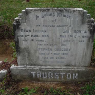 THURSTON Stephen Gregory -1960 :: THURSTON Dawn Lillian -1964 :: THURSTON Gail Norma -1949